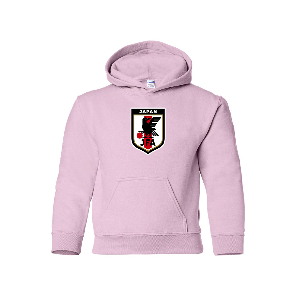 Youth Kids Japan National Soccer Team Pullover Hoodie