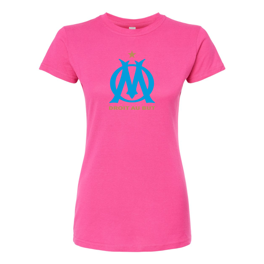 Women's Olympique de Marseille FC Round Neck T-Shirt