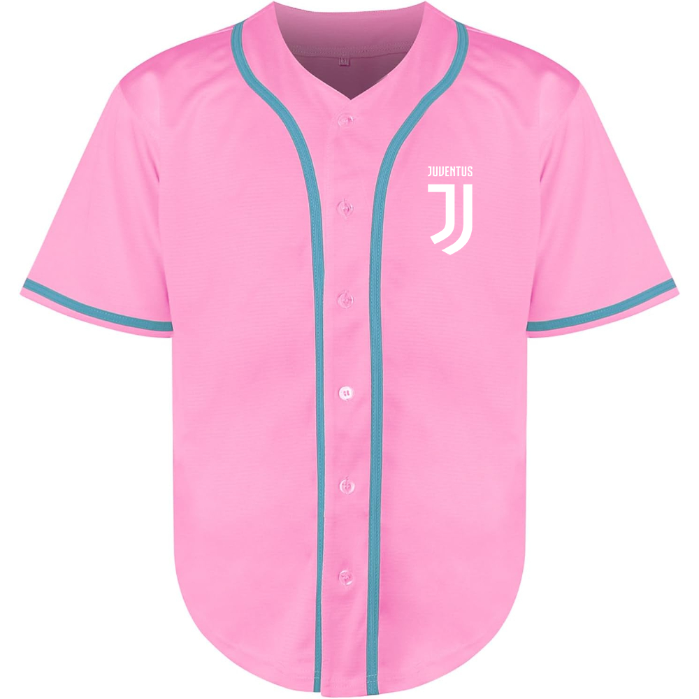 Men's Juventus Soccer Baseball Jersey