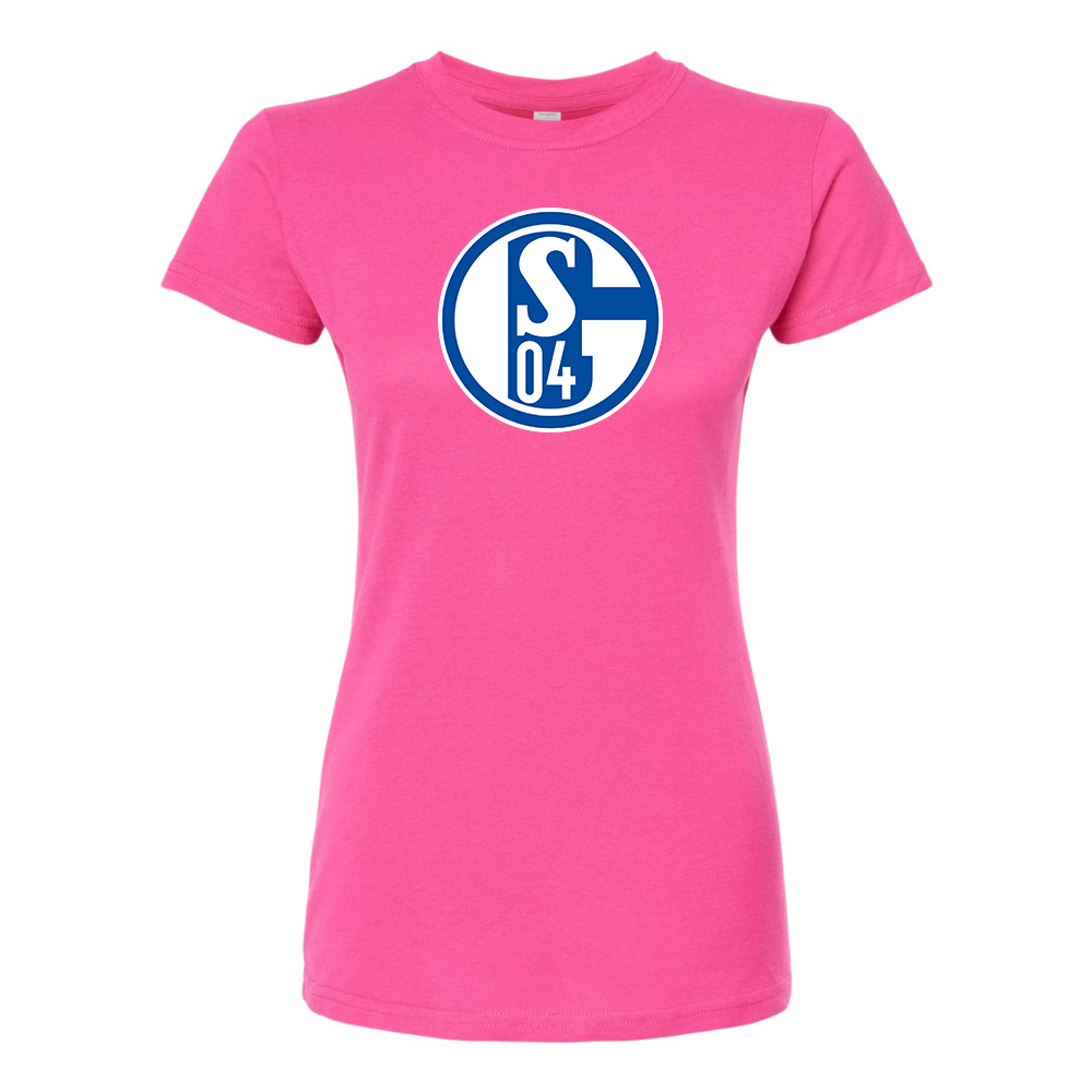 Women's Schalke 04 FC Round Neck T-Shirt