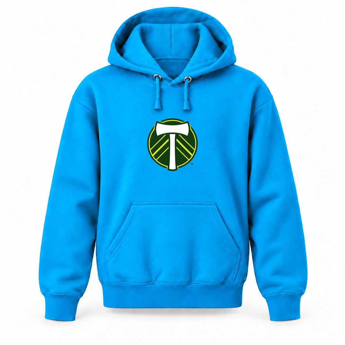 Portland Timbers FC - Youth Large Hoodie (Ages 10–12) | Color: Turquoise