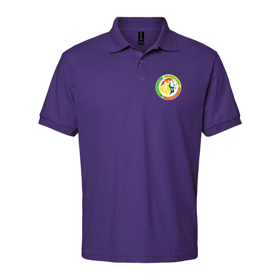 Men's Senegal National Soccer Team Dry Blend Polo