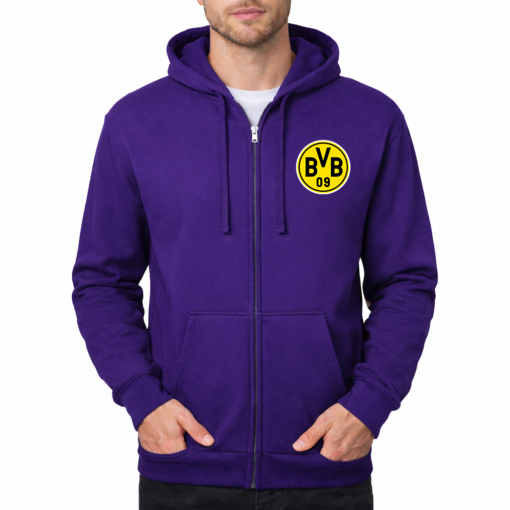 Men's Borussia Dortmund BVB FC Zipper Hoodie
