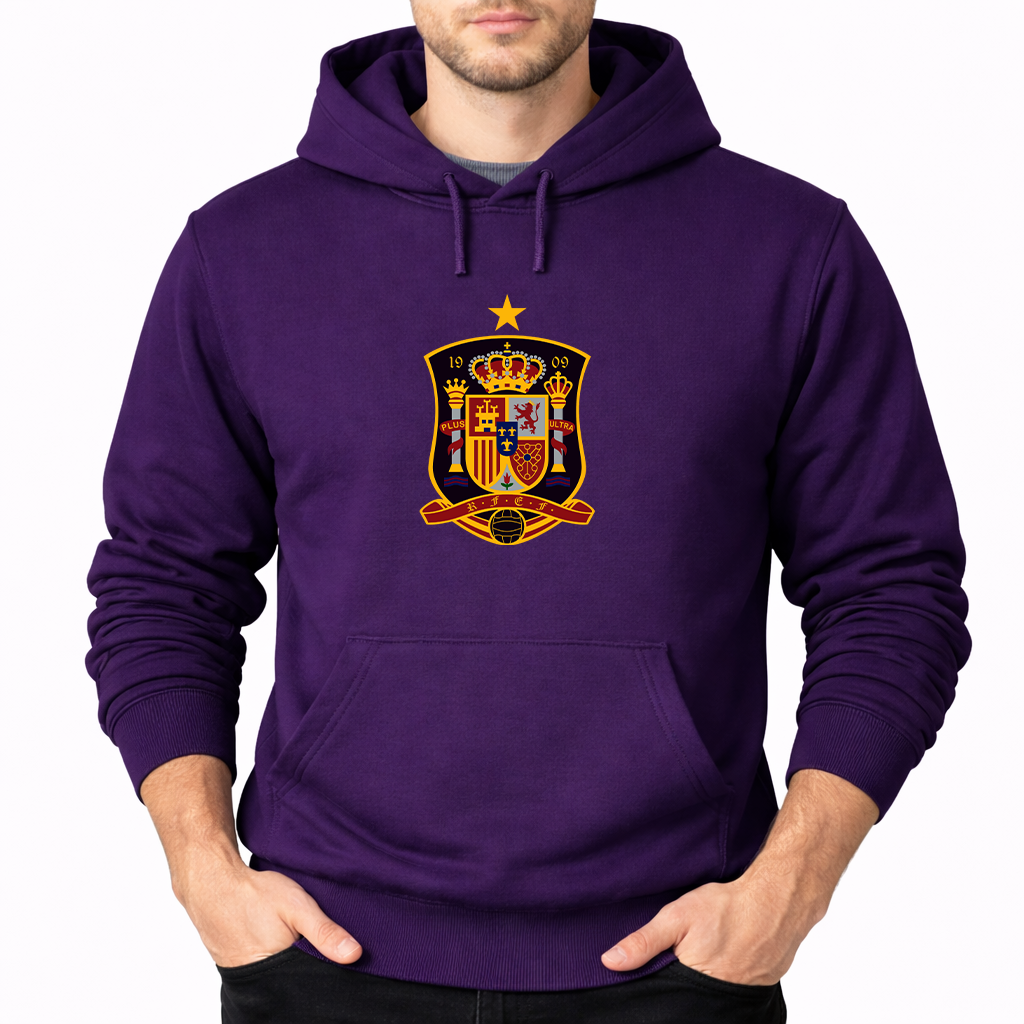 Men's Spain National Soccer Team Pullover Hoodie
