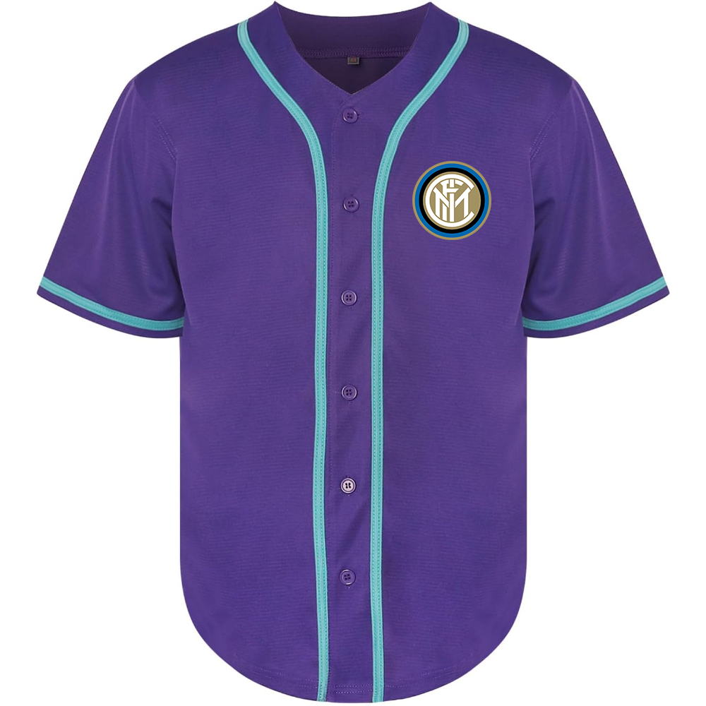 Men's Inter Milan Soccer Baseball Jersey