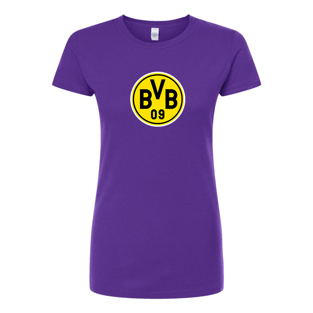 Women's Borussia Dortmund BVB FC Round Neck T-Shirt