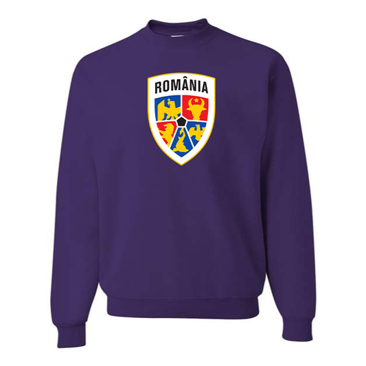 Men's Romania National Soccer Team Crewneck Sweatshirt