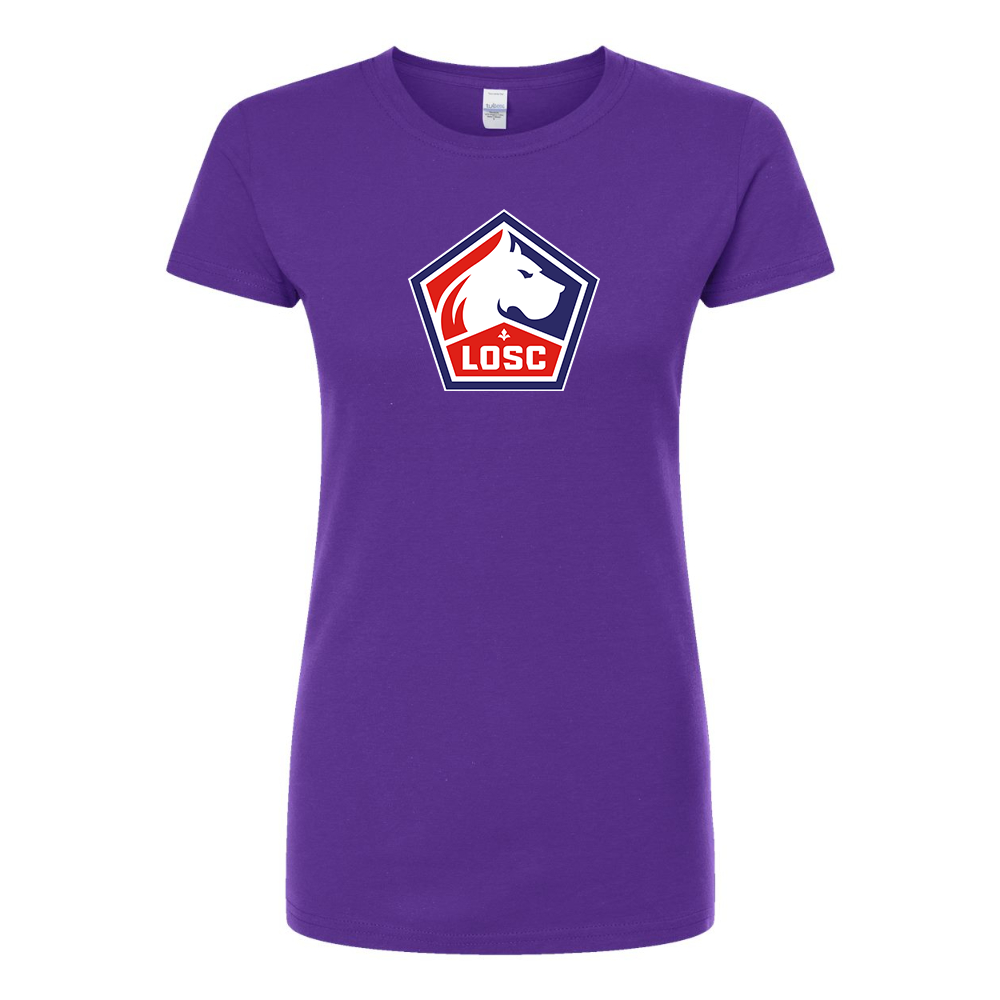 Women's Lille Olympique FC Round Neck T-Shirt