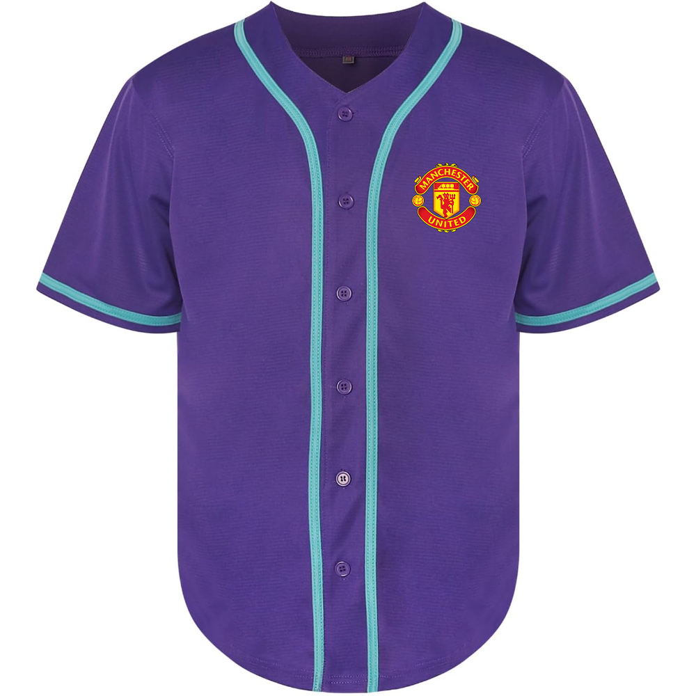 Men’s Manchester United Soccer Baseball Jersey