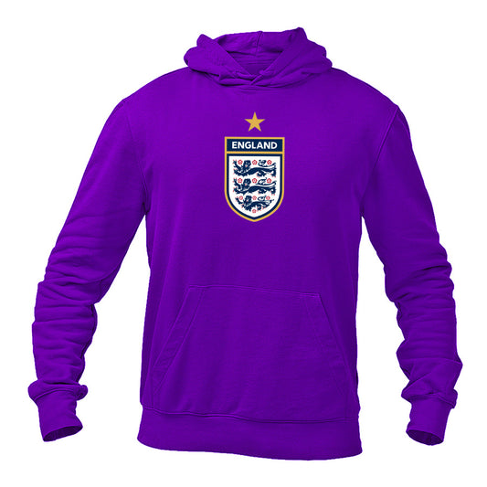 Men's England National Soccer Team Pullover Hoodie