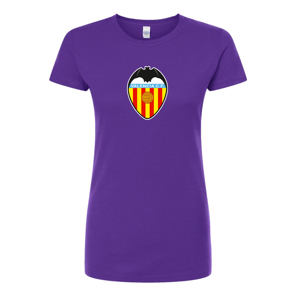 Women's Valencia FC Round Neck T-Shirt