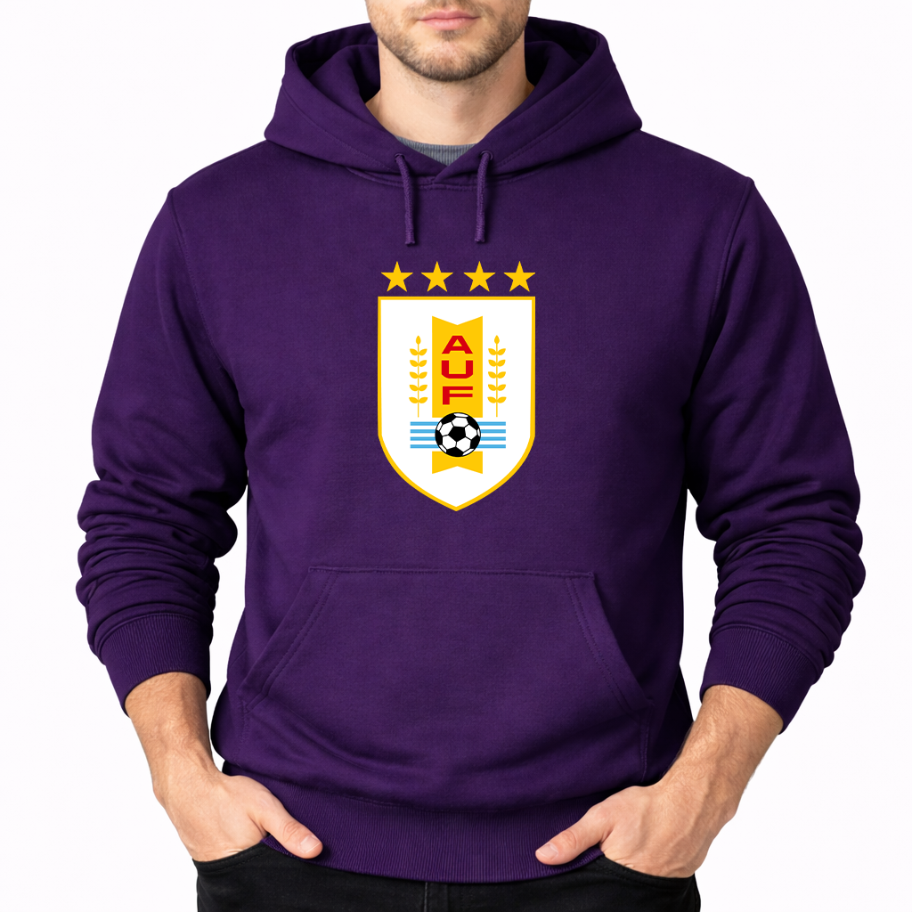 Men's Uruguay National Soccer Team Pullover Hoodie