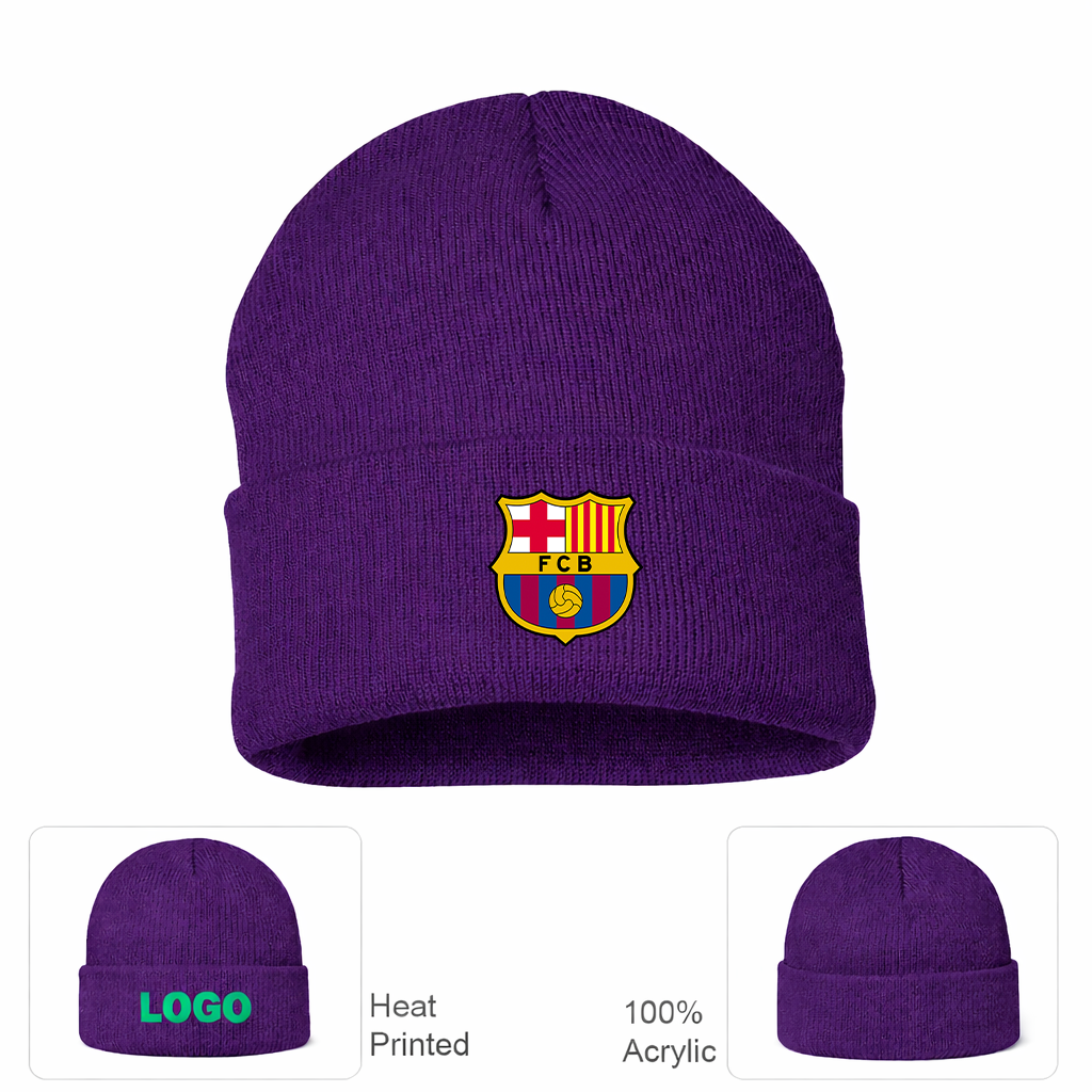 F.C. Barcelona Soccer Beanie Hat