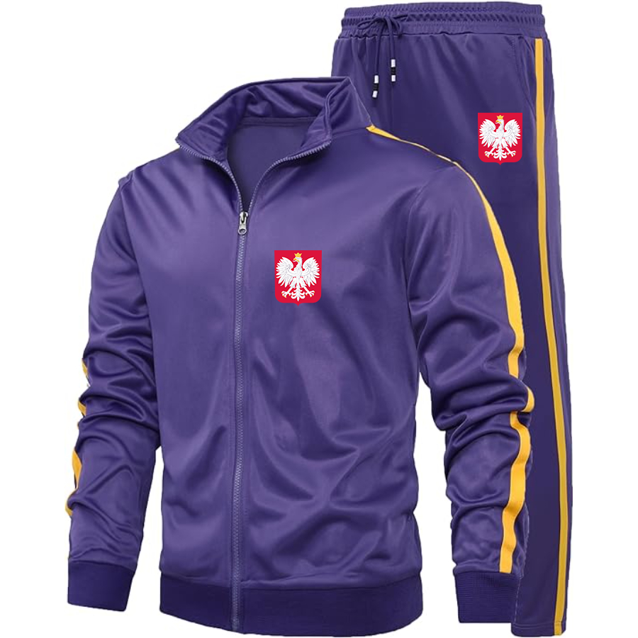 Men's Poland National Soccer Team Dri-Fit TrackSuit