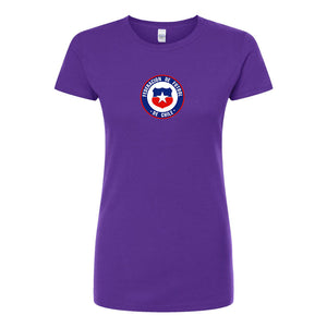 Women's Chile National Soccer Team  Round Neck T-Shirt