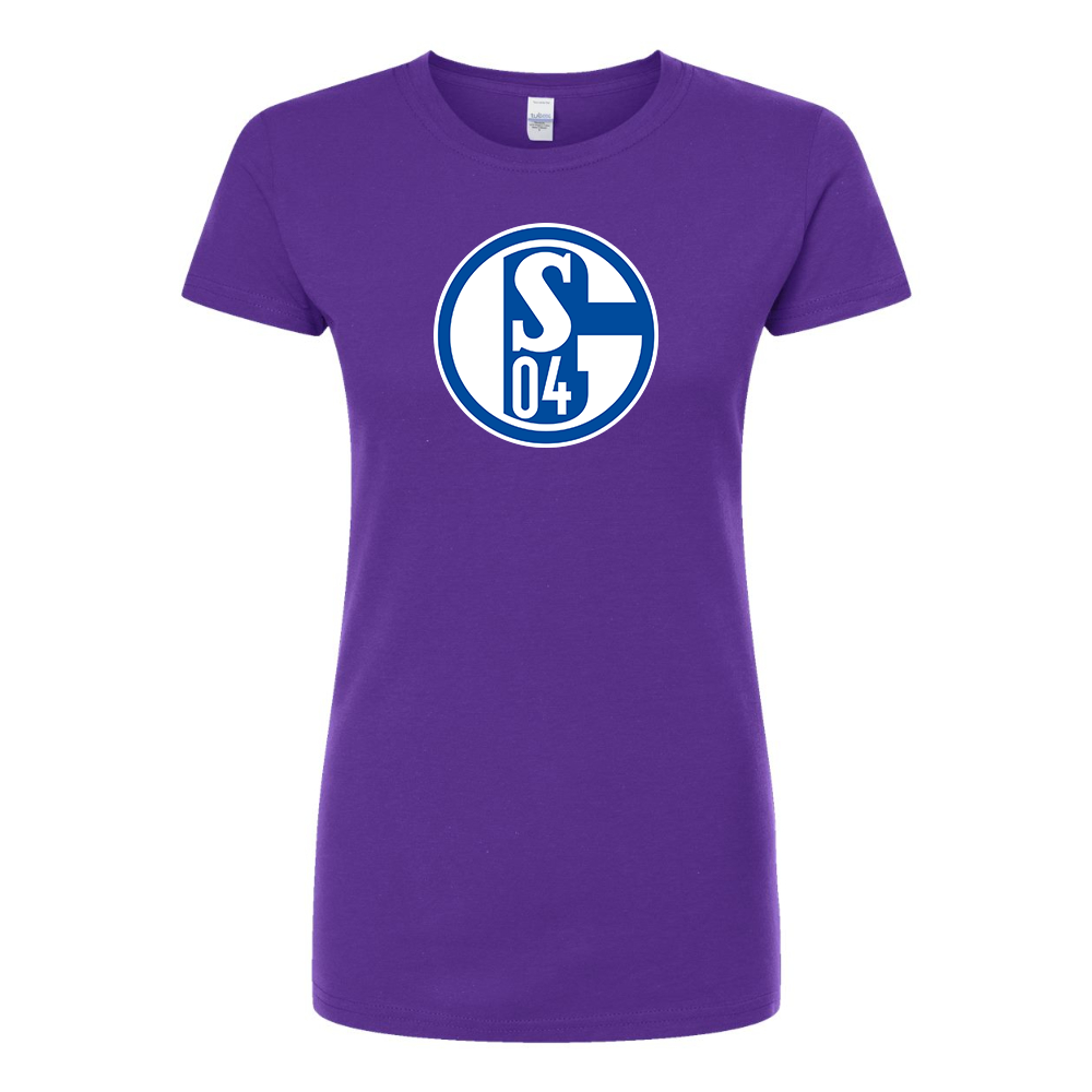 Women's Schalke 04 FC Round Neck T-Shirt