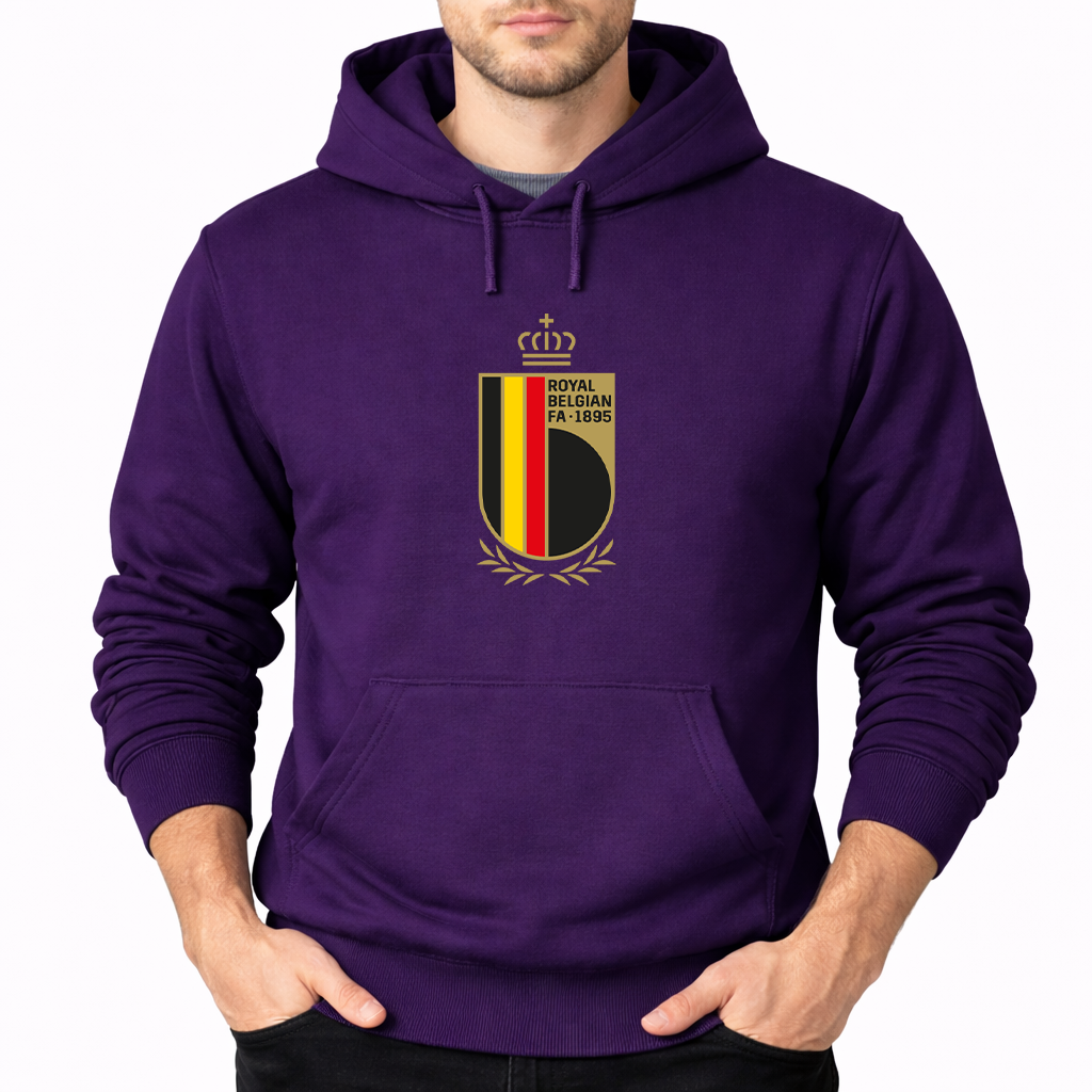 Men's Belgium National Soccer Team Pullover Hoodie