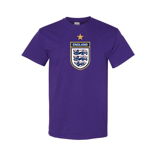 Youth Kids England National Soccer Team Cotton T-Shirt