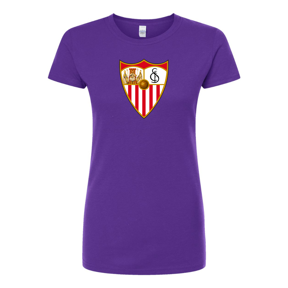 Women's Sevilla FC Round Neck T-Shirt