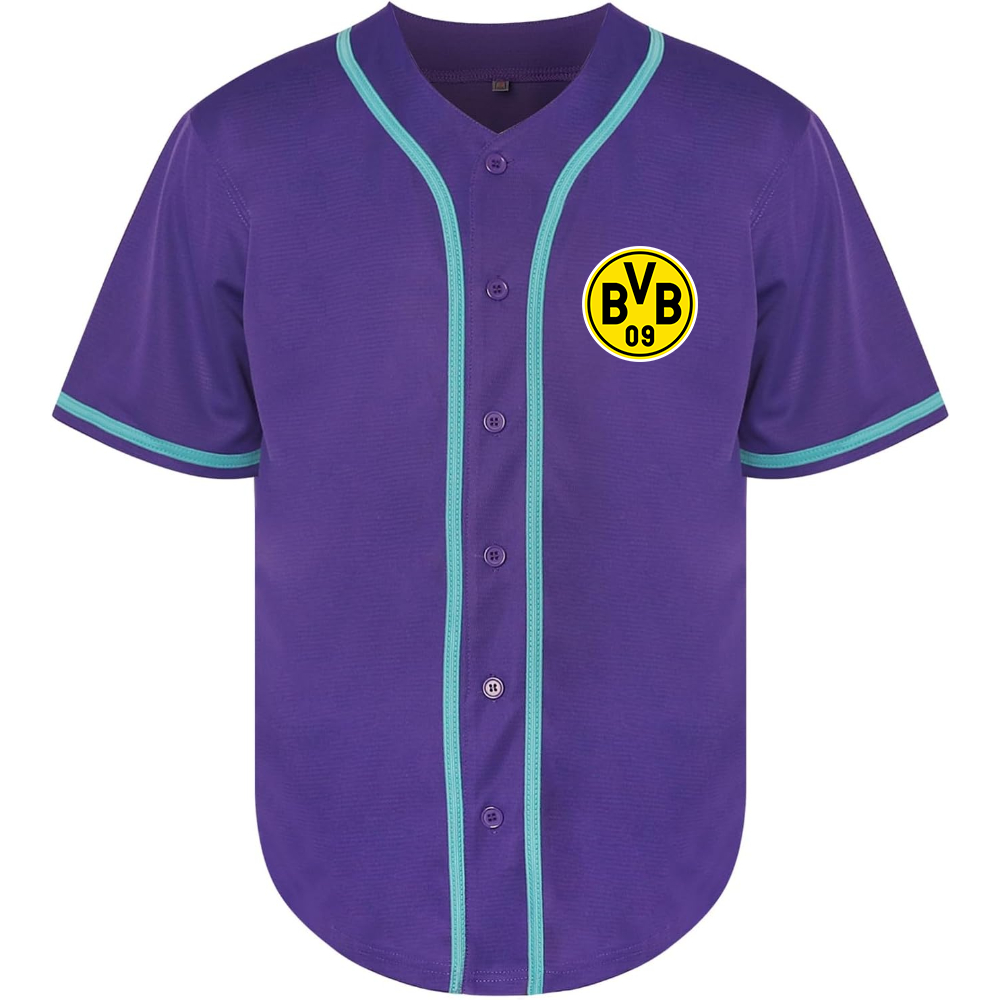 Men's Borussia Dortmund BVB FC Baseball Jersey