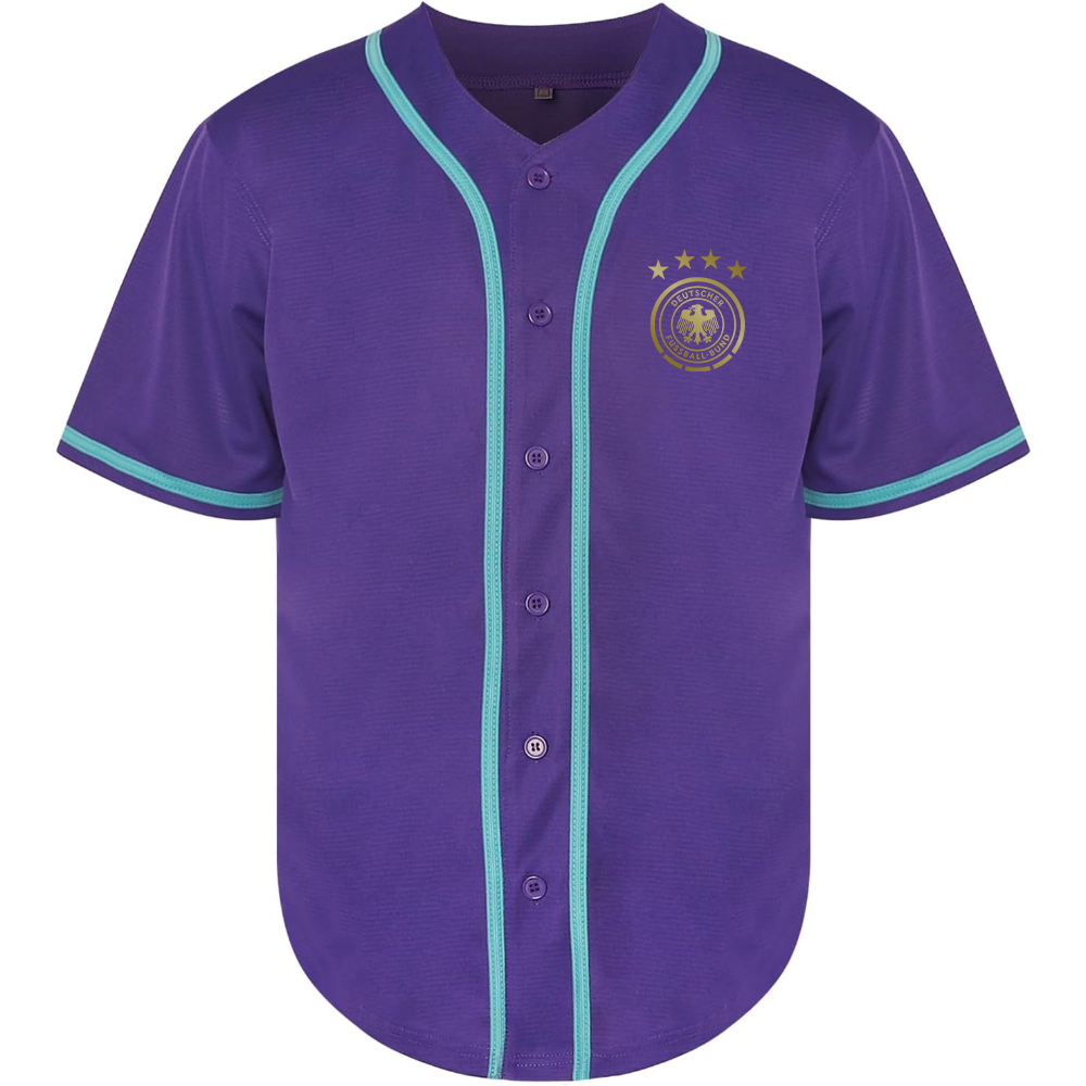 Men's Germany Soccer Baseball Jersey