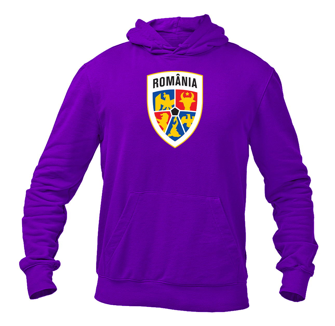 Men's Romania National Soccer Team Pullover Hoodie