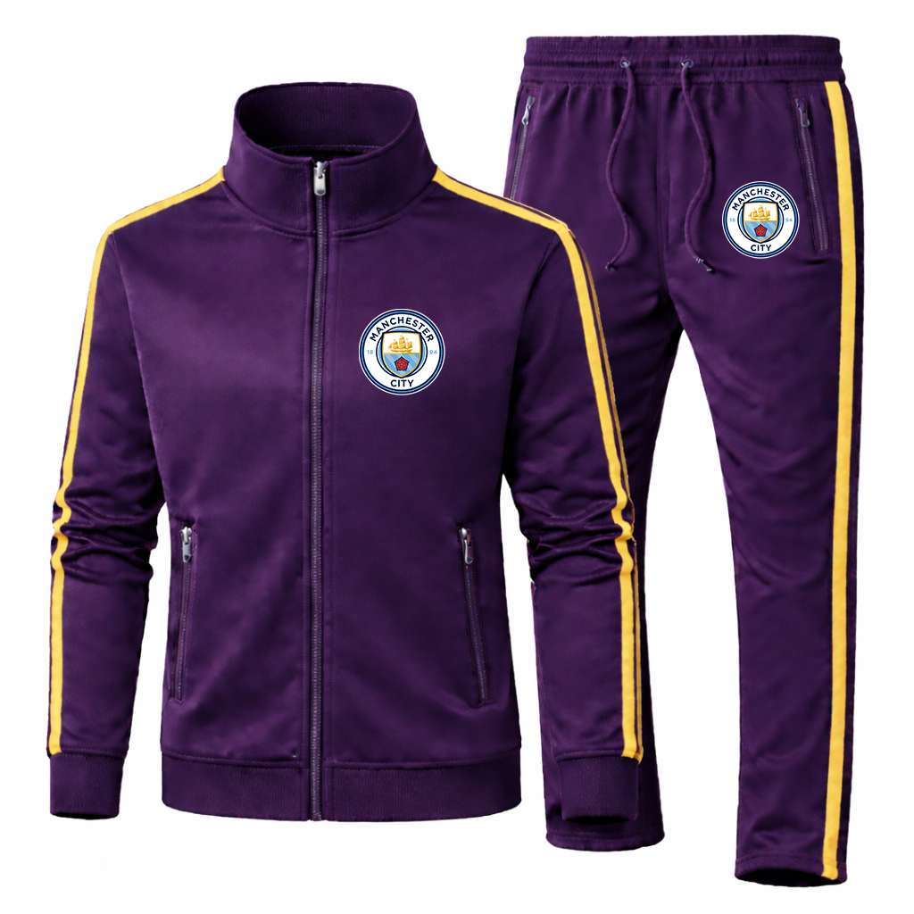 Men's Manchester City Soccer Logo Dri-Fit TrackSuit