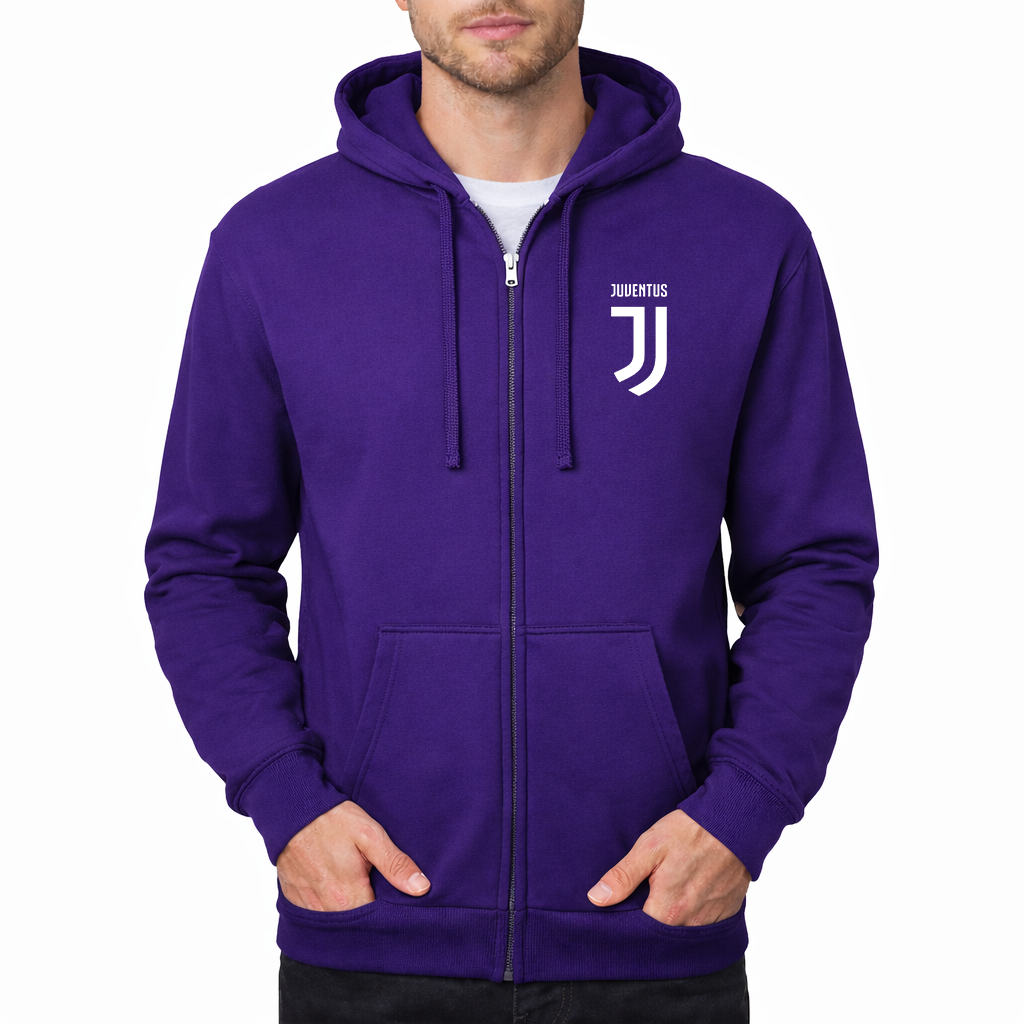 Men's Juventus Soccer Zipper Hoodie
