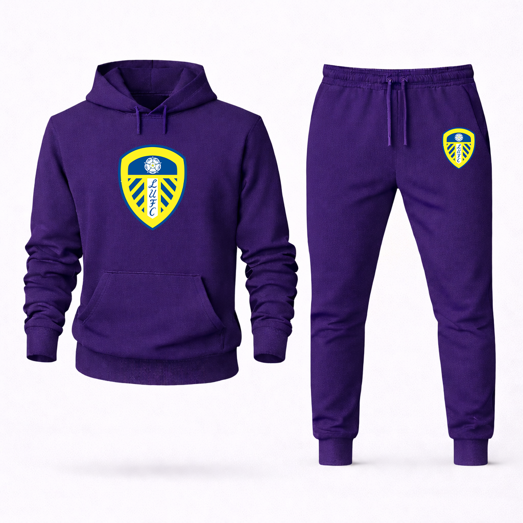 Men's Leeds United Football Club Hoodie Joggers Set