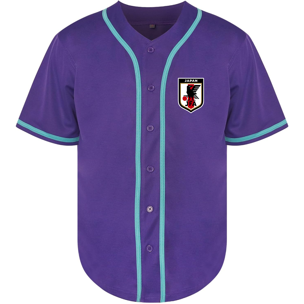 Men's Japan National Soccer Team Baseball Jersey