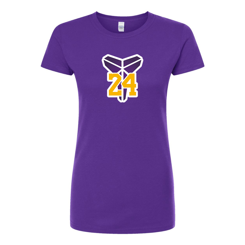 Women's Kobe Bryant Mamba 24 Round Neck T-Shirt