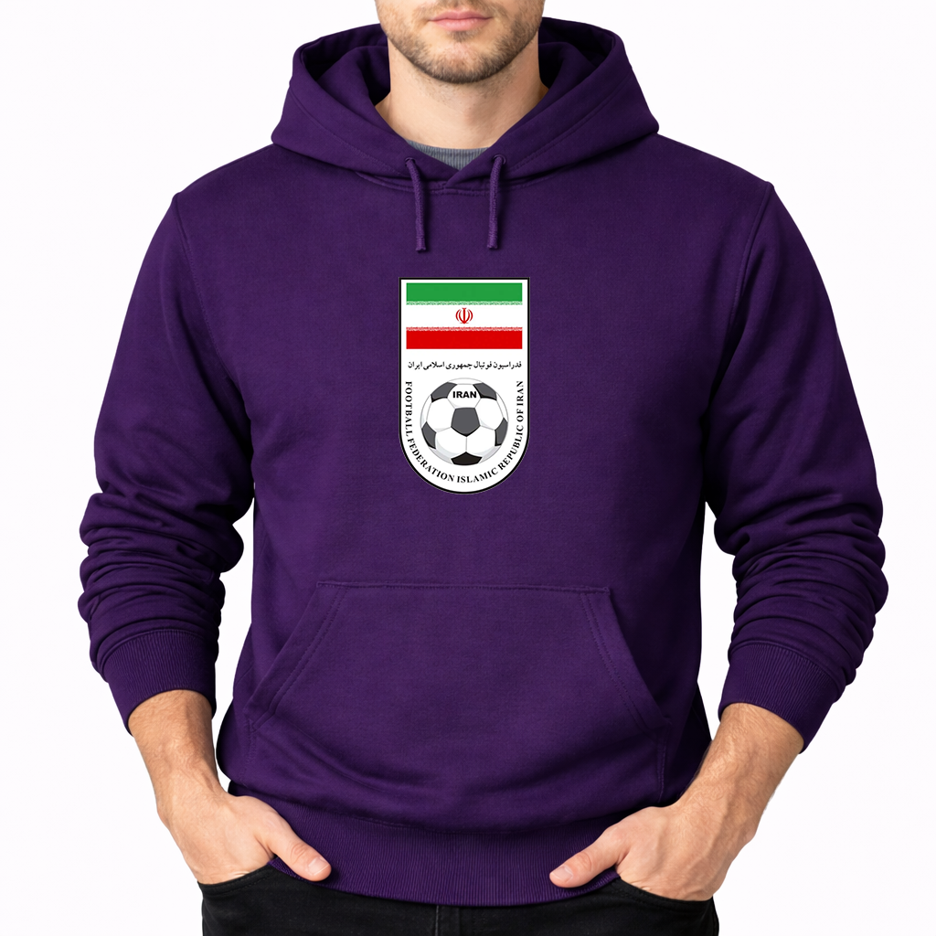 Men's Iran National Soccer Team Pullover Hoodie