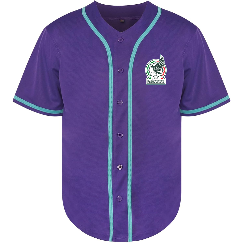 Men’s Mexico Soccer Baseball Jersey