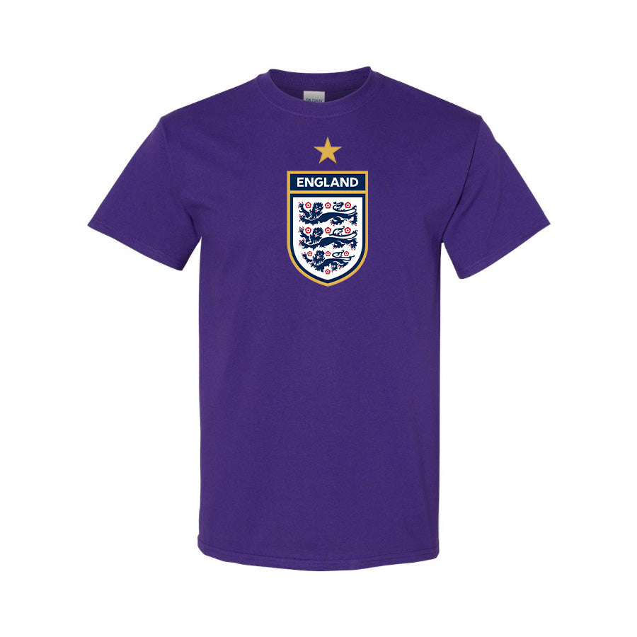 Youth Kids England National Soccer Team Cotton T-Shirt