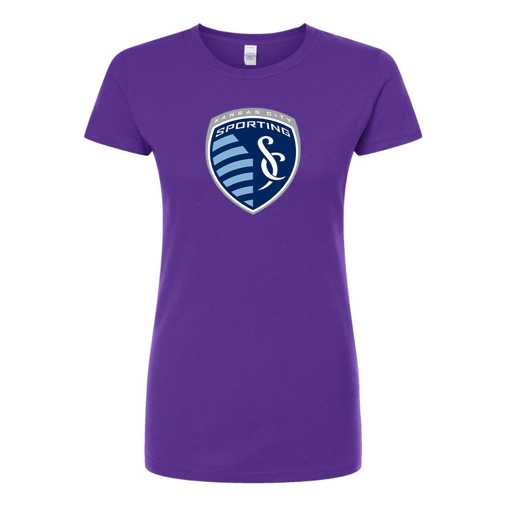 Women's Sporting Kansas City FC Round Neck T-Shirt