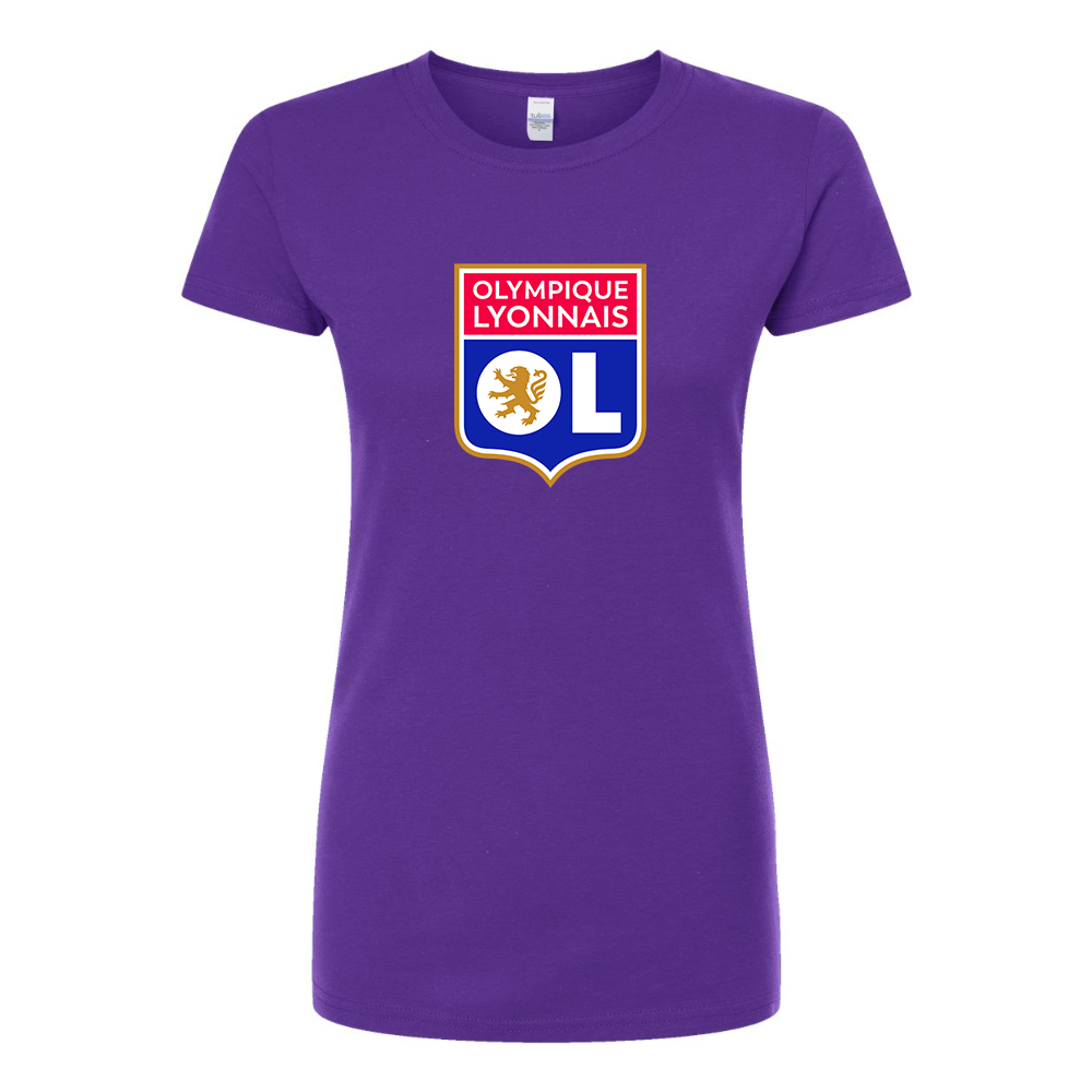 Women's Olympique Lyonnais FC Round Neck T-Shirt