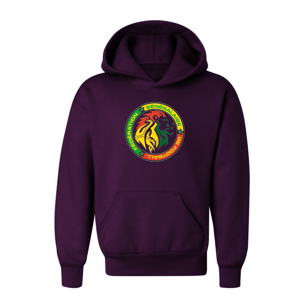 Youth Kids Senegal National Soccer Team Pullover Hoodie