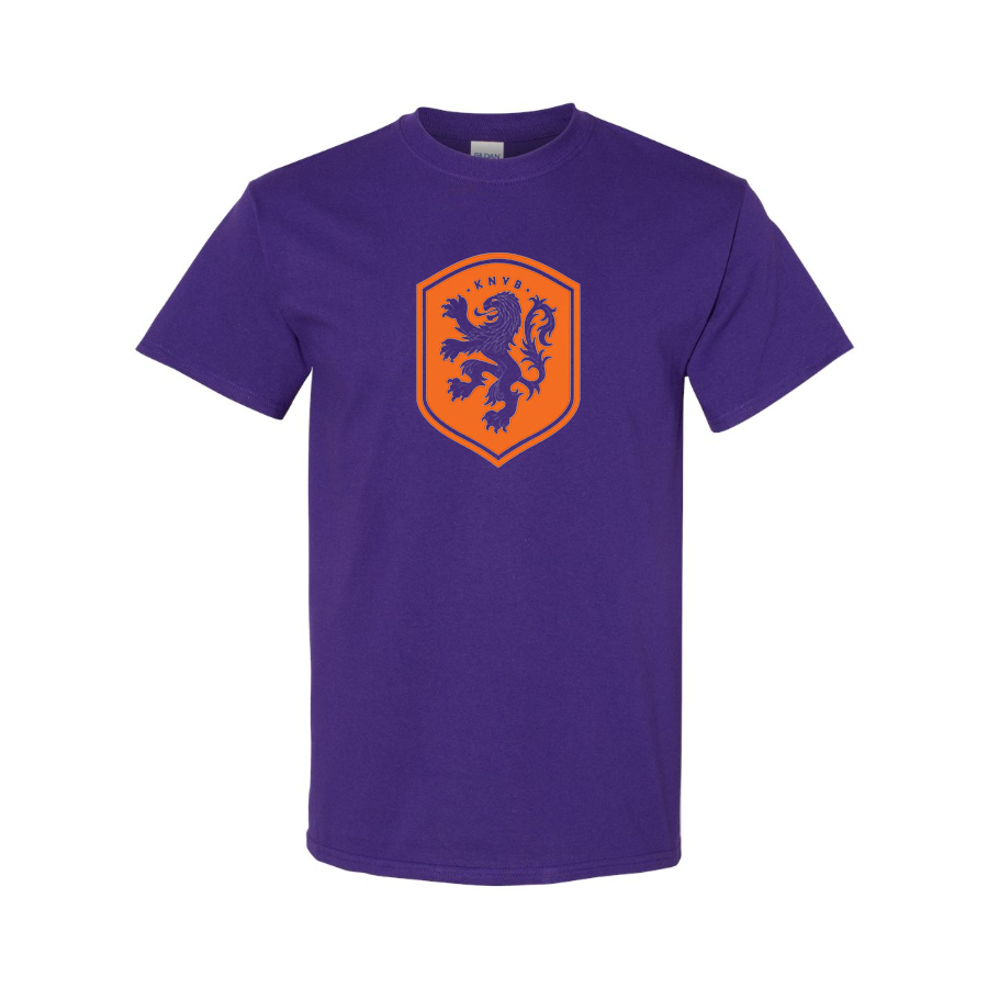 Youth Kids Netherlands National Soccer Team Cotton T-Shirt