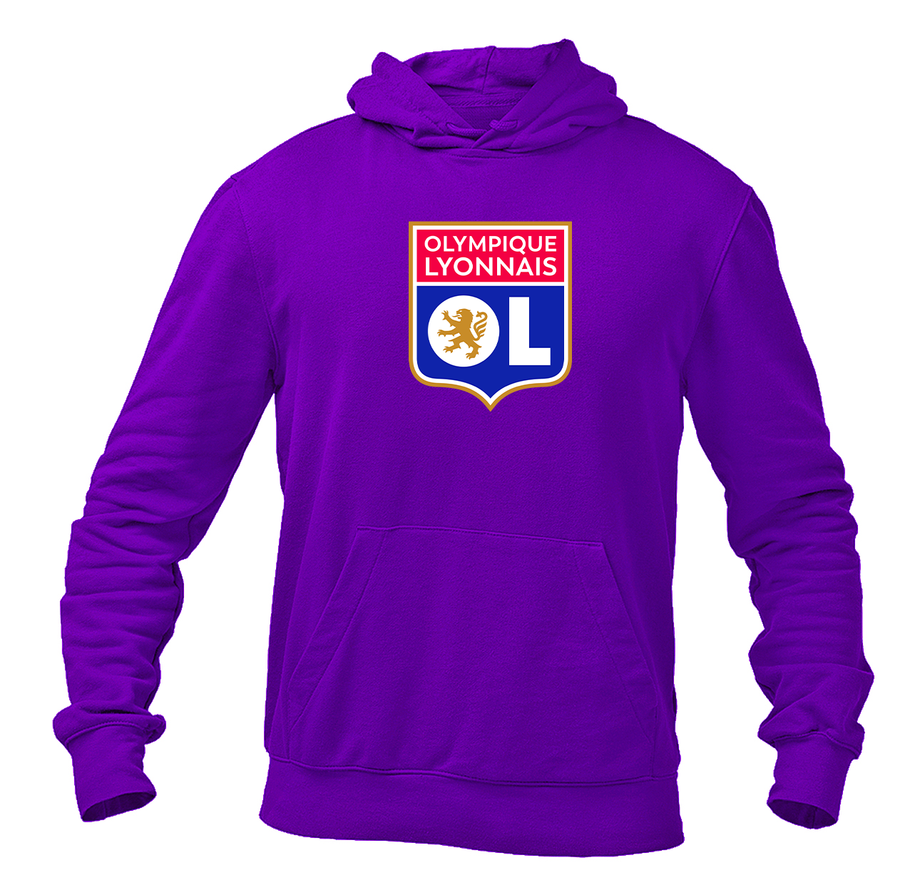 Men's Olympique Lyonnais FC Pullover Hoodie