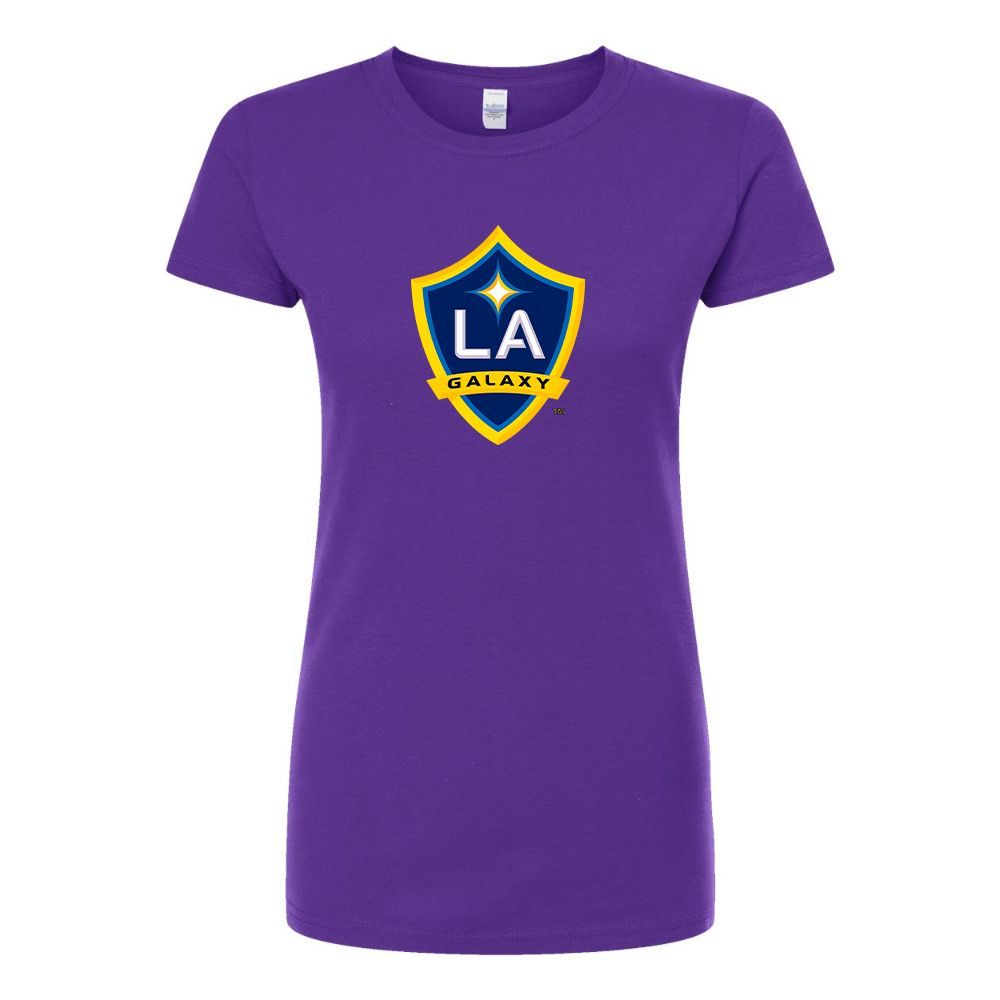 Women's LA Galaxy FC Round Neck T-Shirt