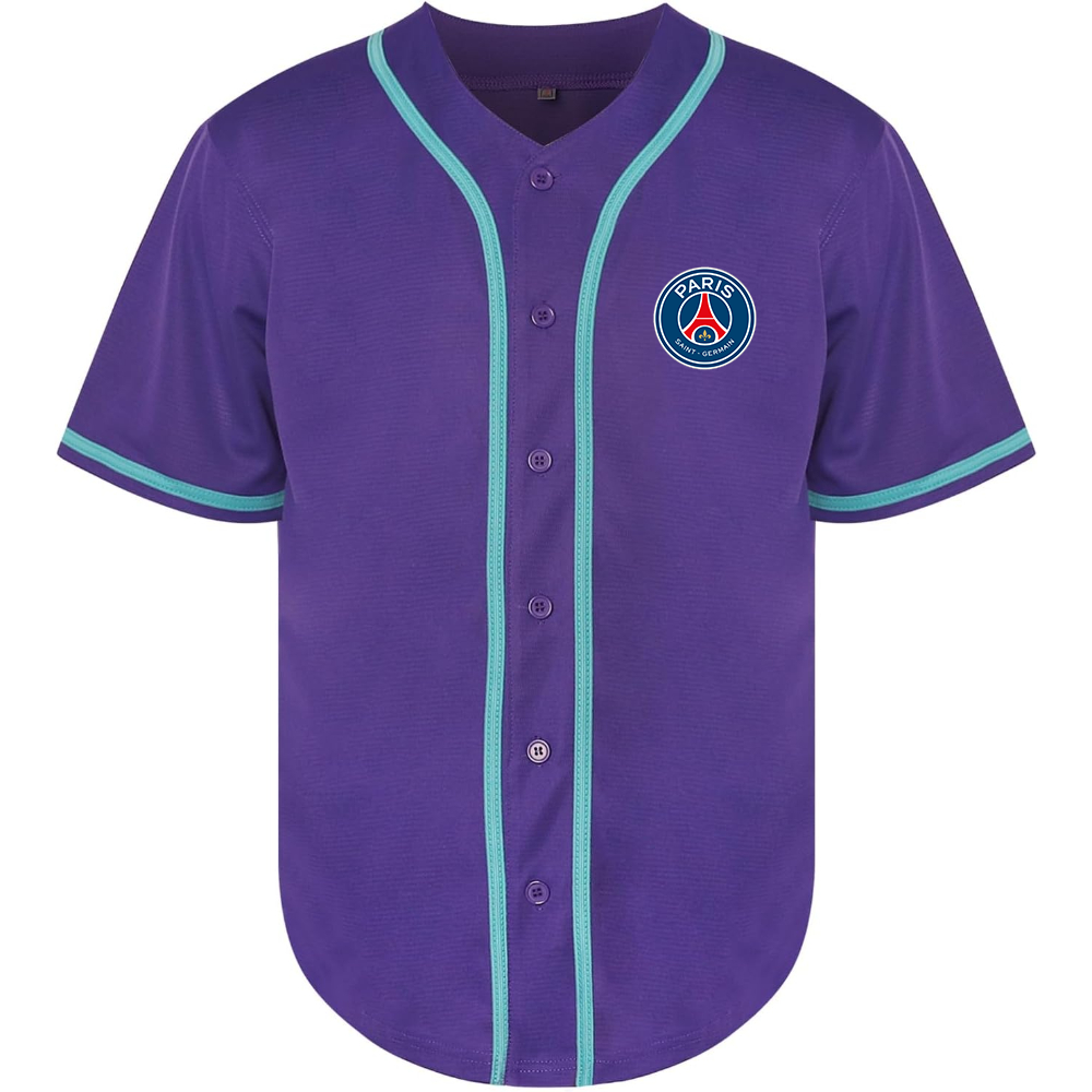 Men's Paris Saint-Germain Soccer Baseball Jersey