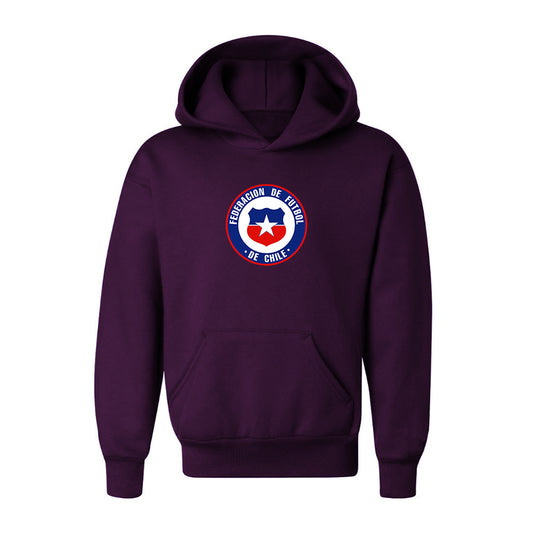 Youth Kids Chile national Soccer Team  Pullover Hoodie