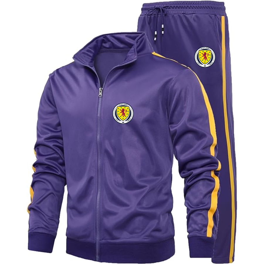 Men's Scotland National Soccer Team Dri-Fit TrackSuit