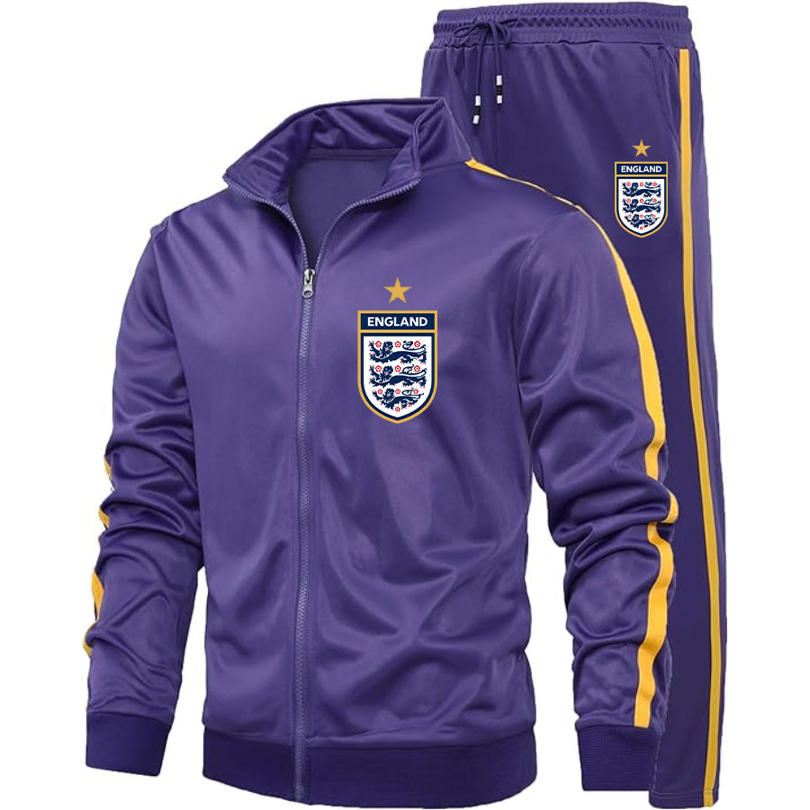 Men's England National Soccer Team Logo Dri-Fit TrackSuit