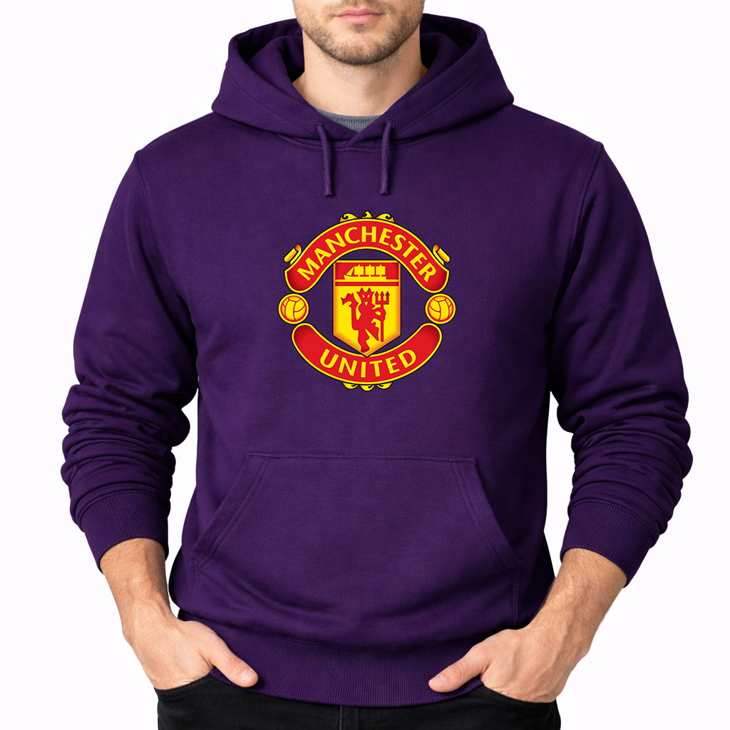 Men’s Manchester United Soccer Pullover Hoodie