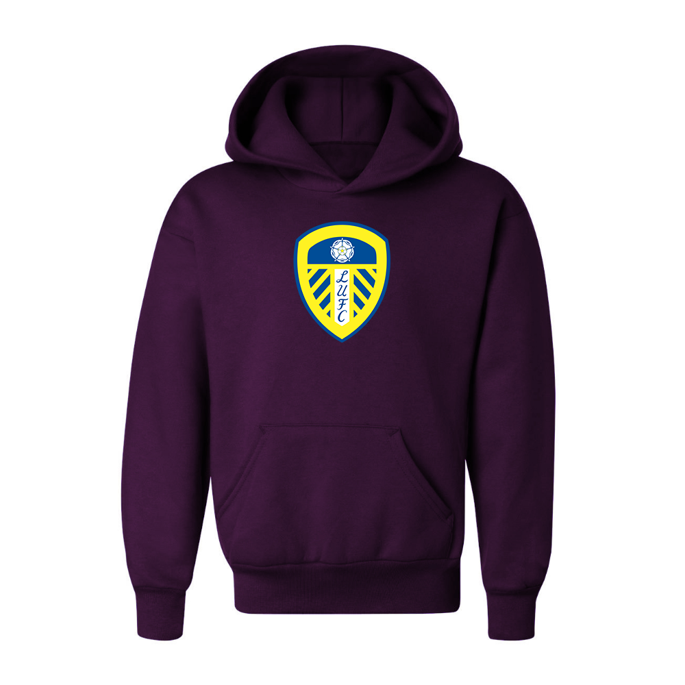 Youth Kids Leeds United Football Club Pullover Hoodie