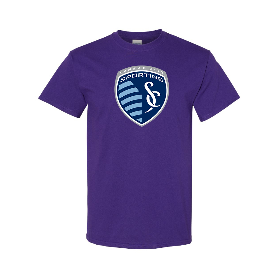 Youth Kids Sporting Kansas City FC Cotton T-Shirt