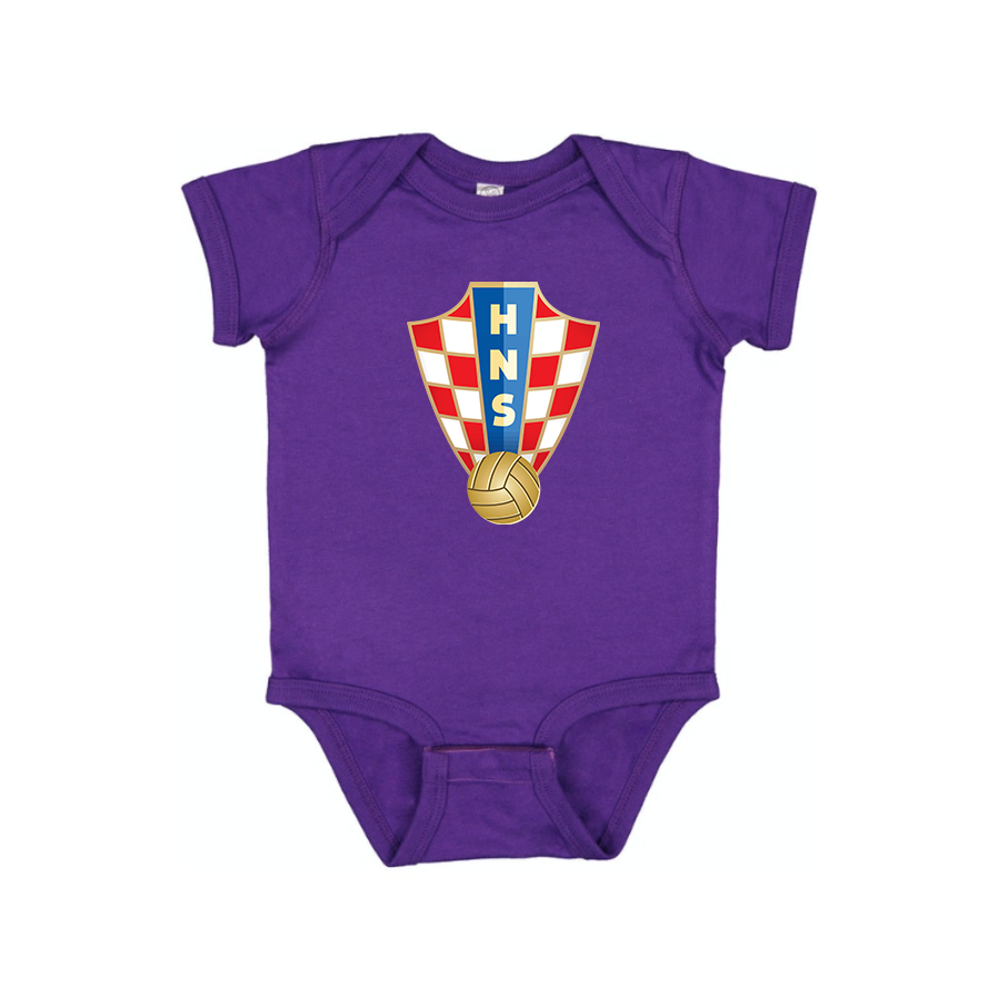 Croatia National Soccer Team Baby Romper Onesie