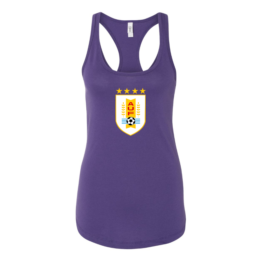 Women's Uruguay National Soccer Team Racerback Tank Top