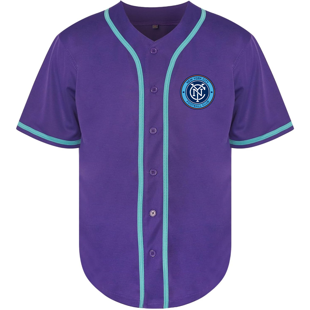 Men's New York City FC Baseball Jersey